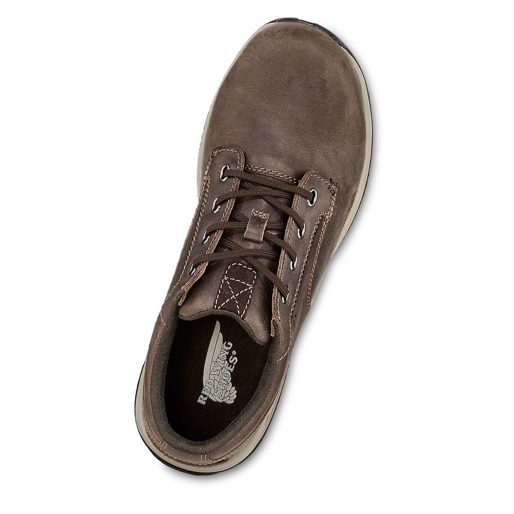 Red Wing Safety Toe Oxford Work Women's Safety Shoes Coffee | ZA 116QMA